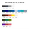 tank top color chart - Rick And Morty Shop