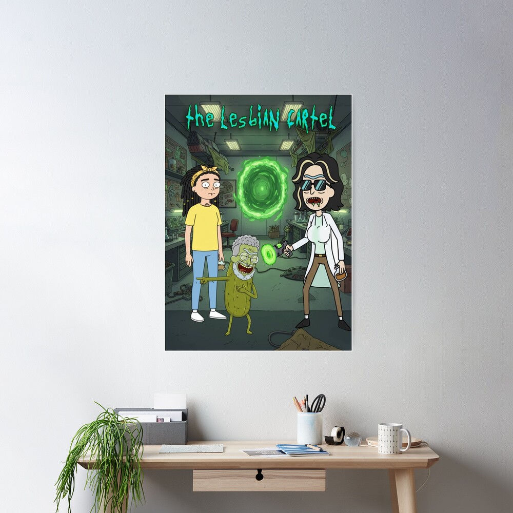 Rick and Morty Dimensional Artwork Poster - Image 2