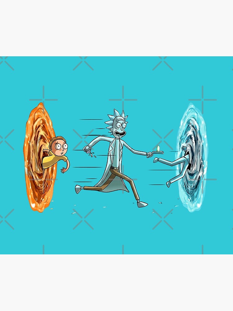 Rick And Morty Passing Through Tapestry - Image 2