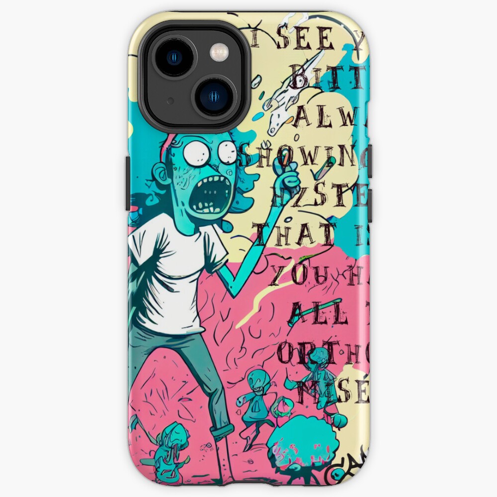 Rick and Morty Hysteria Iphone Case