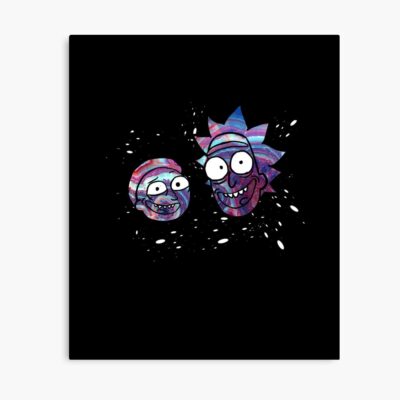 Rick and Morty Funky Planetary Faces Poster