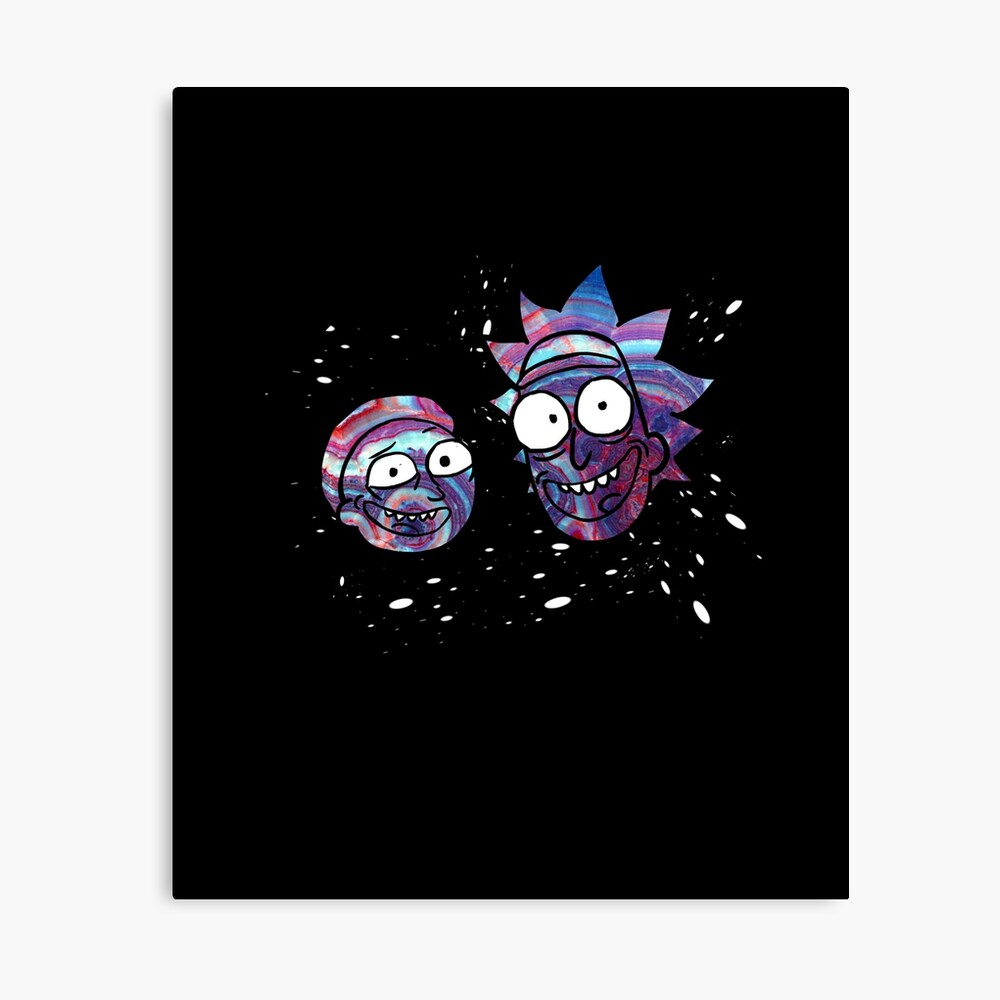 Rick and Morty Funky Planetary Faces Poster
