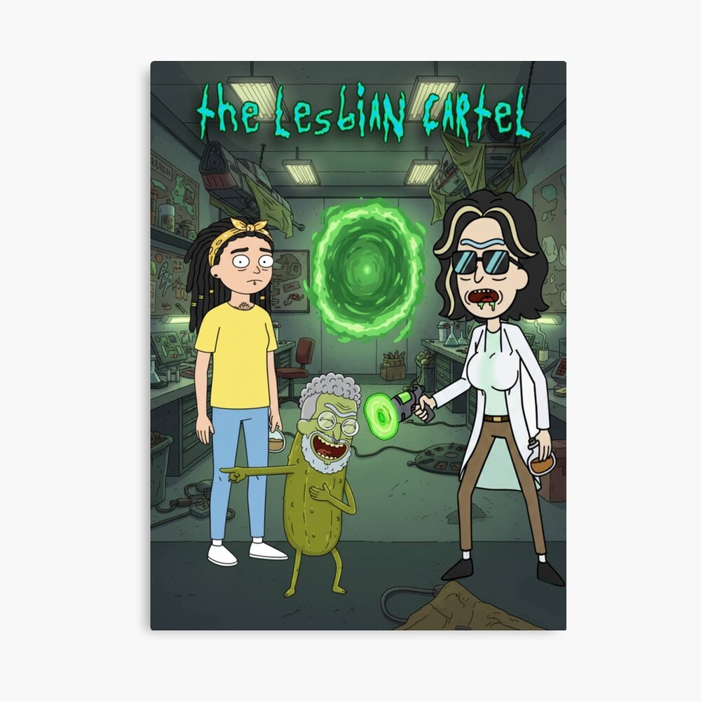 Rick and Morty Dimensional Artwork Poster