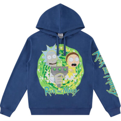 Rick and Morty Graphis Print Hoodie