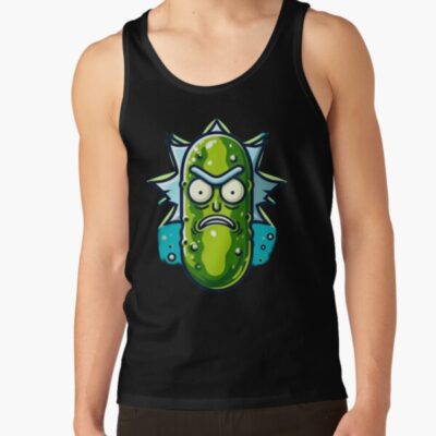Pickle Rick Face Tank Top