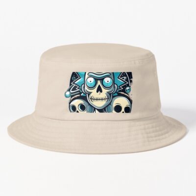 Rick And Morty Design  Bucket Hat