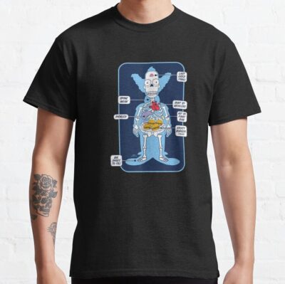 The Simpsonzz Krustyzz The Clownn X Ray T-Shirt