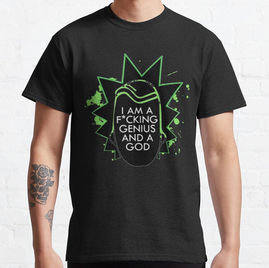 Rick and Morty Genius T-Shirt - Image 6