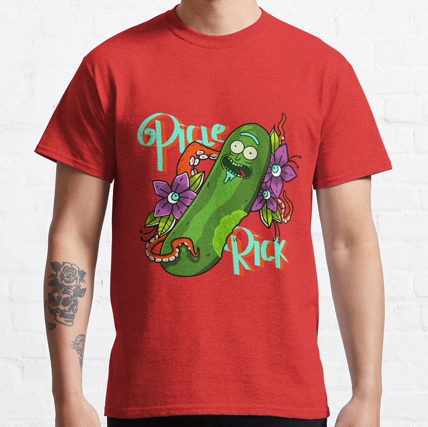 Rick and Morty Picle Rick T-Shirt - Image 4