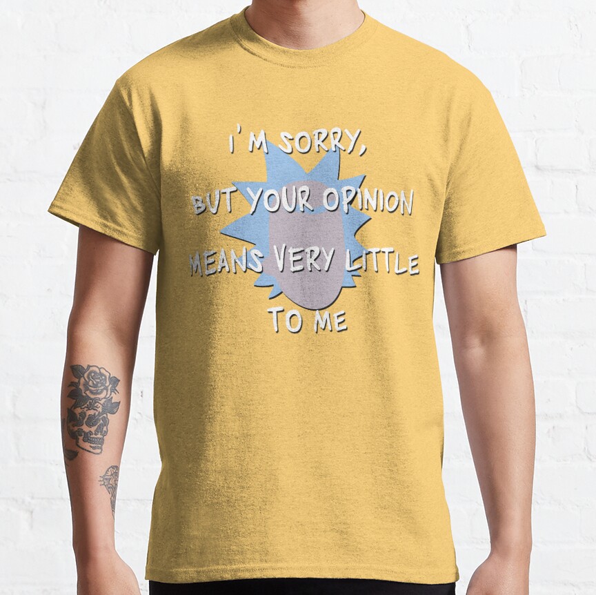 Rick and Morty Quote T-Shirt - Image 2
