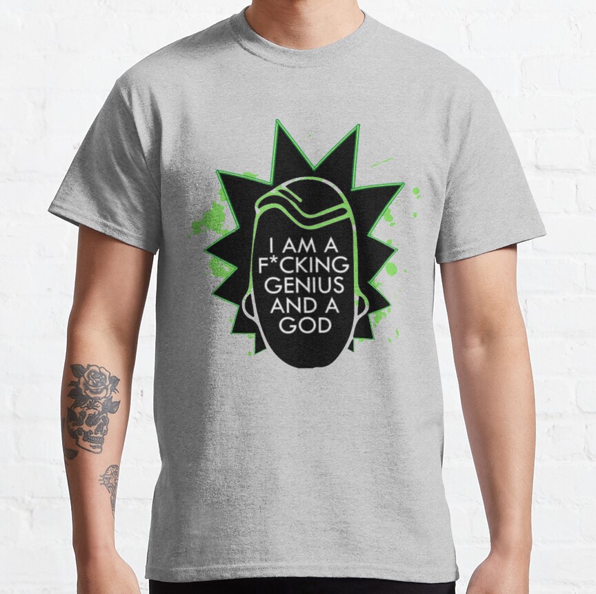 Rick and Morty Genius T-Shirt - Image 4