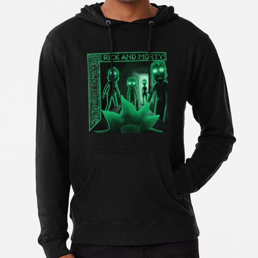 Rick And Morty Night Family Hoodie - Image 5