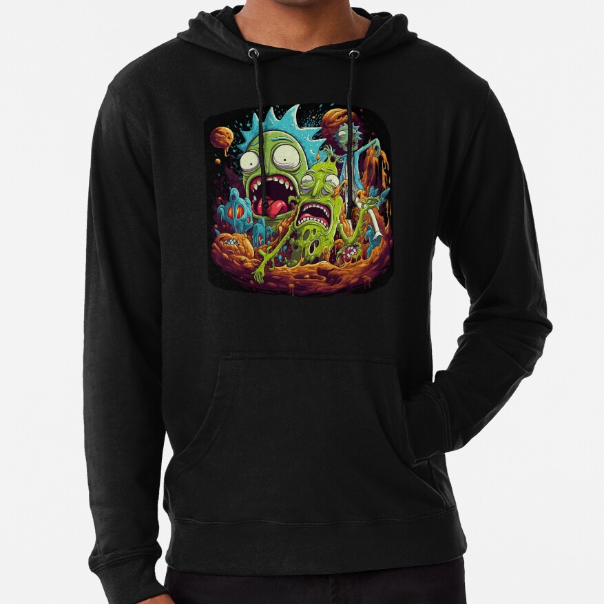 Rick and Morty Melted Hoodie - Image 7