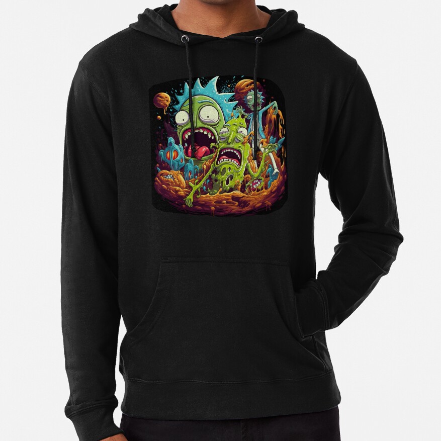 Rick and Morty Melted Hoodie