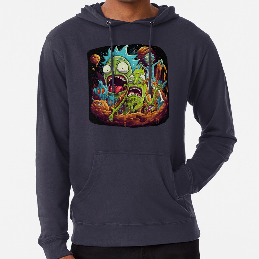 Rick and Morty Melted Hoodie - Image 6