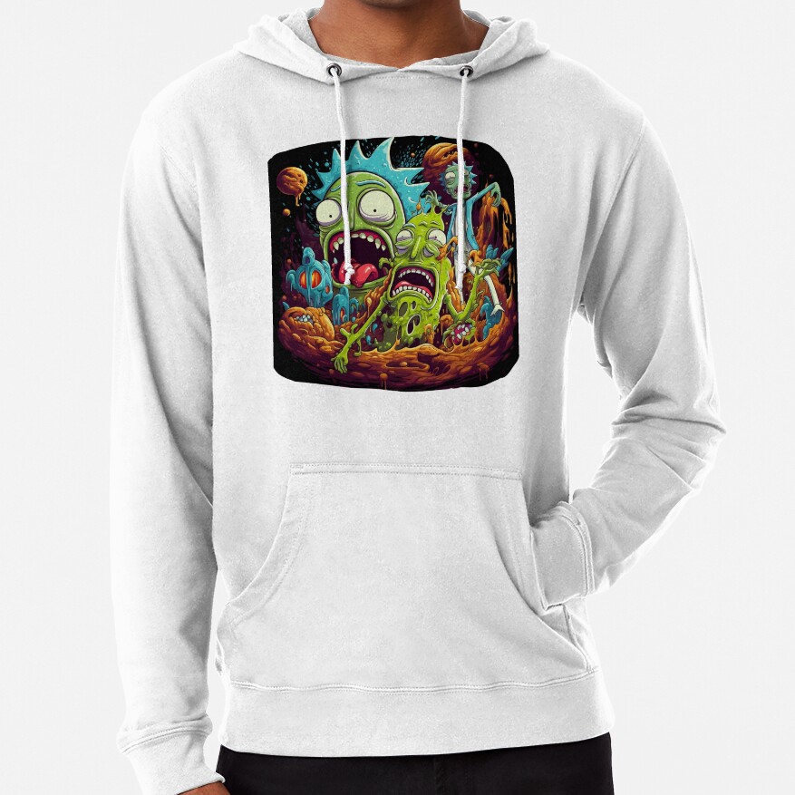 Rick and Morty Melted Hoodie - Image 5