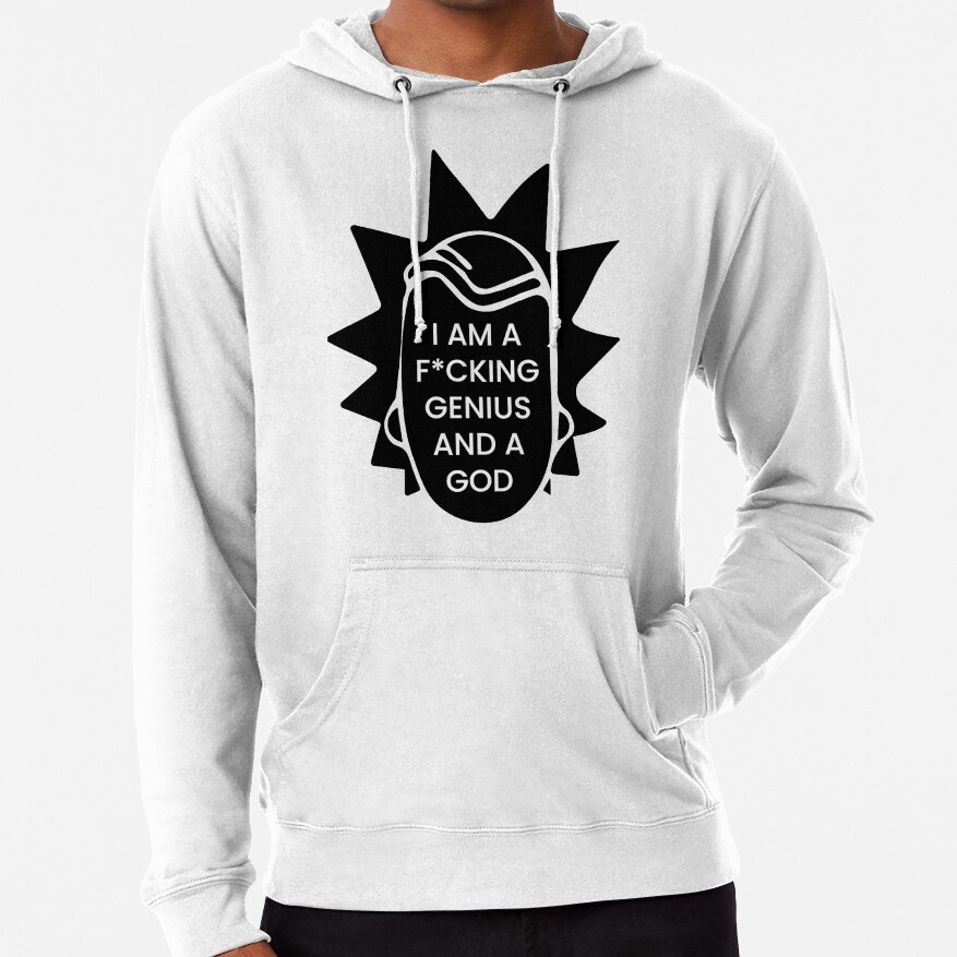 Rick and Morty Genius And A God Hoodie - Image 2
