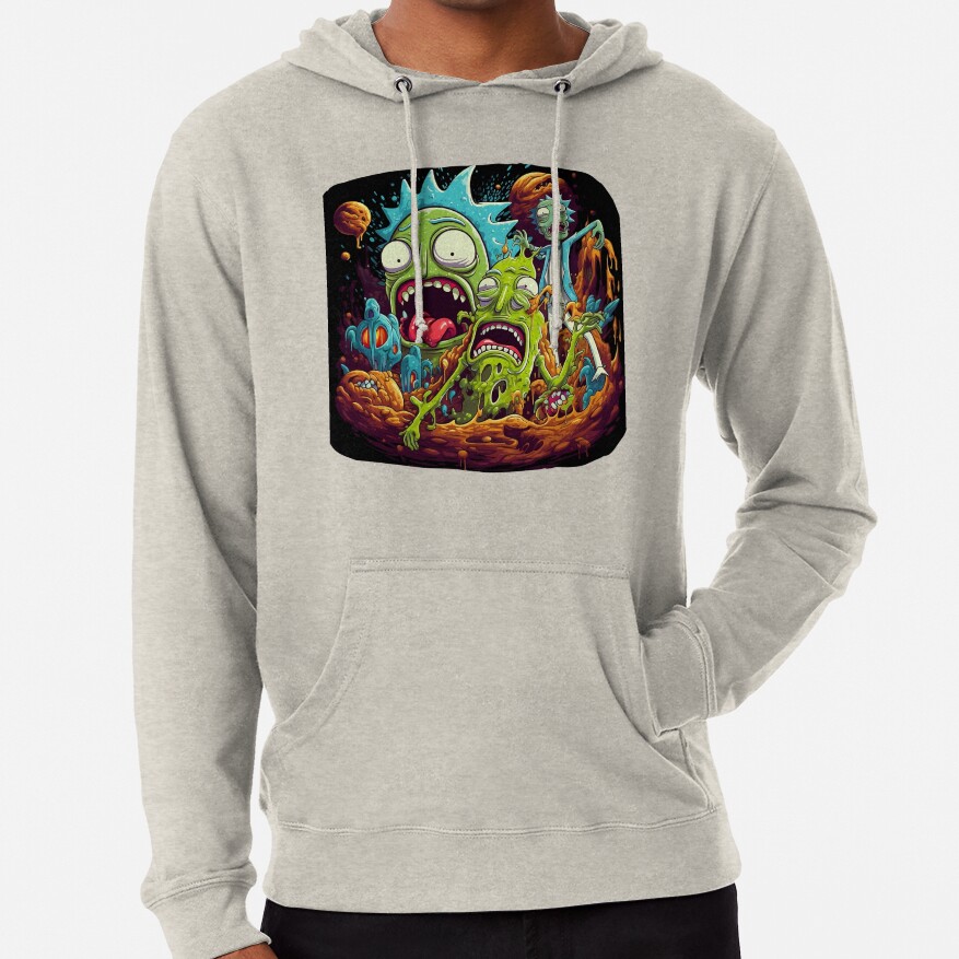 Rick and Morty Melted Hoodie - Image 2