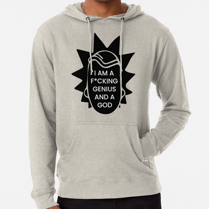 Rick and Morty Genius And A God Hoodie - Image 7