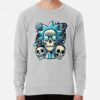 ssrcolightweight sweatshirtmensheather greyfrontsquare productx1000 bgf8f8f8 17 - Rick And Morty Shop