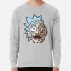 ssrcolightweight sweatshirtmensheather greyfrontsquare productx1000 bgf8f8f8 20 - Rick And Morty Shop