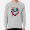 ssrcolightweight sweatshirtmensheather greyfrontsquare productx1000 bgf8f8f8 26 - Rick And Morty Shop