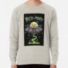 ssrcolightweight sweatshirtmensoatmeal heatherfrontsquare productx1000 bgf8f8f8 12 - Rick And Morty Shop