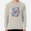 ssrcolightweight sweatshirtmensoatmeal heatherfrontsquare productx1000 bgf8f8f8 14 - Rick And Morty Shop