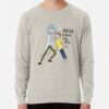 ssrcolightweight sweatshirtmensoatmeal heatherfrontsquare productx1000 bgf8f8f8 16 - Rick And Morty Shop