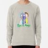 ssrcolightweight sweatshirtmensoatmeal heatherfrontsquare productx1000 bgf8f8f8 2 - Rick And Morty Shop