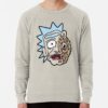 ssrcolightweight sweatshirtmensoatmeal heatherfrontsquare productx1000 bgf8f8f8 20 - Rick And Morty Shop
