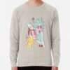 ssrcolightweight sweatshirtmensoatmeal heatherfrontsquare productx1000 bgf8f8f8 21 - Rick And Morty Shop