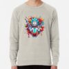 ssrcolightweight sweatshirtmensoatmeal heatherfrontsquare productx1000 bgf8f8f8 26 - Rick And Morty Shop