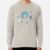 ssrcolightweight sweatshirtmensoatmeal heatherfrontsquare productx1000 bgf8f8f8 6 - Rick And Morty Shop
