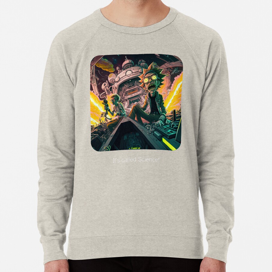 Rick And Morty Print Sweatshirt - Image 4