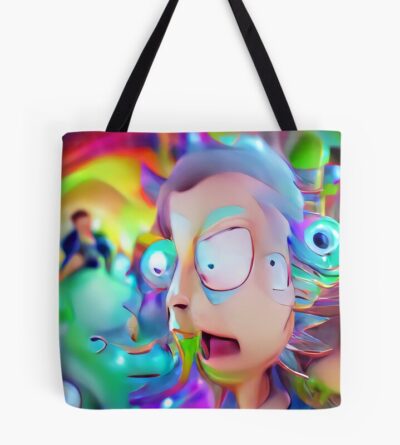 Rick Trippy Colorful Fan Art Tote Bag