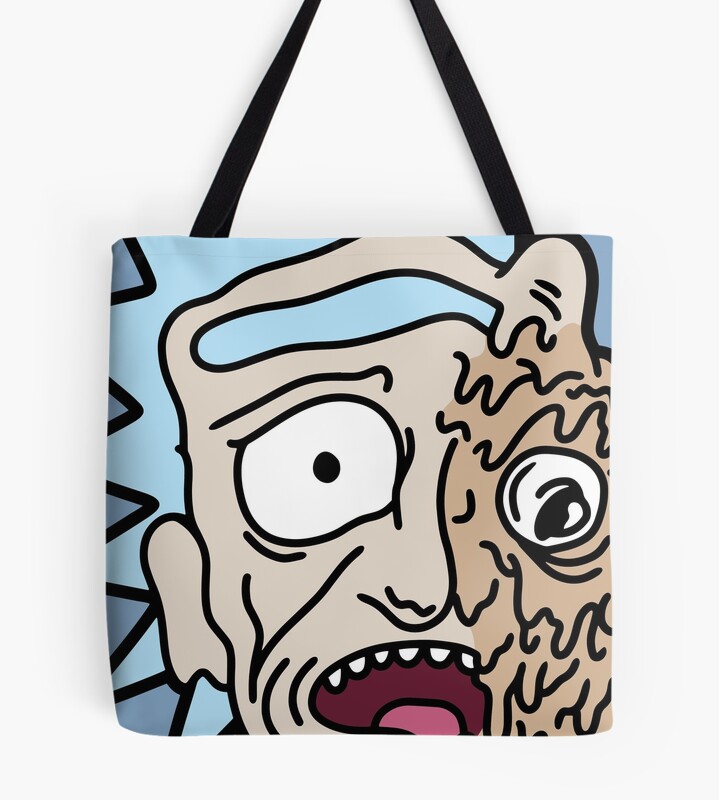 Half Melted Rick Tote Bag
