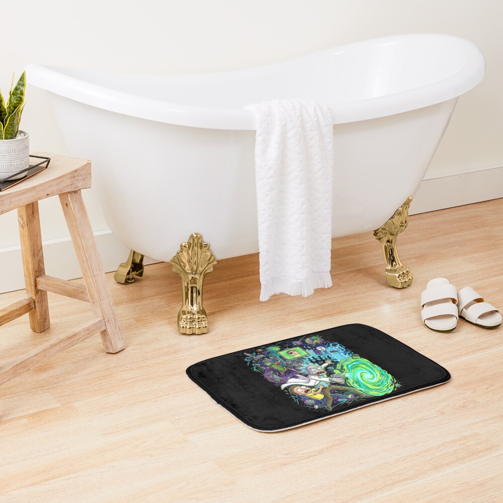 Rick And Morty The Chaos Bath Mat - Image 2