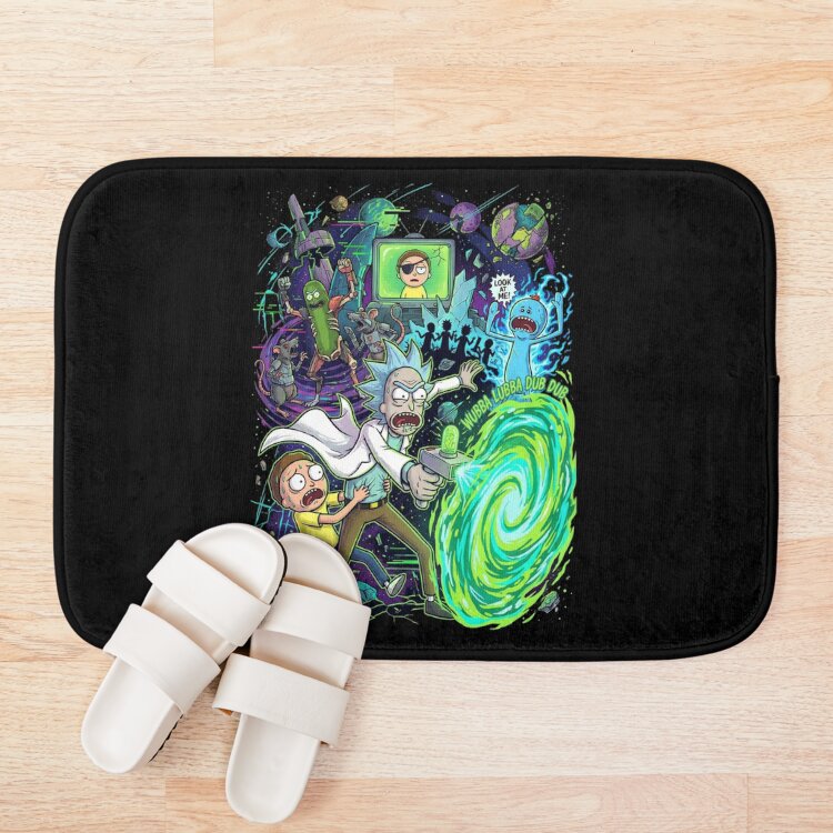 Rick And Morty The Chaos Bath Mat - Image 3
