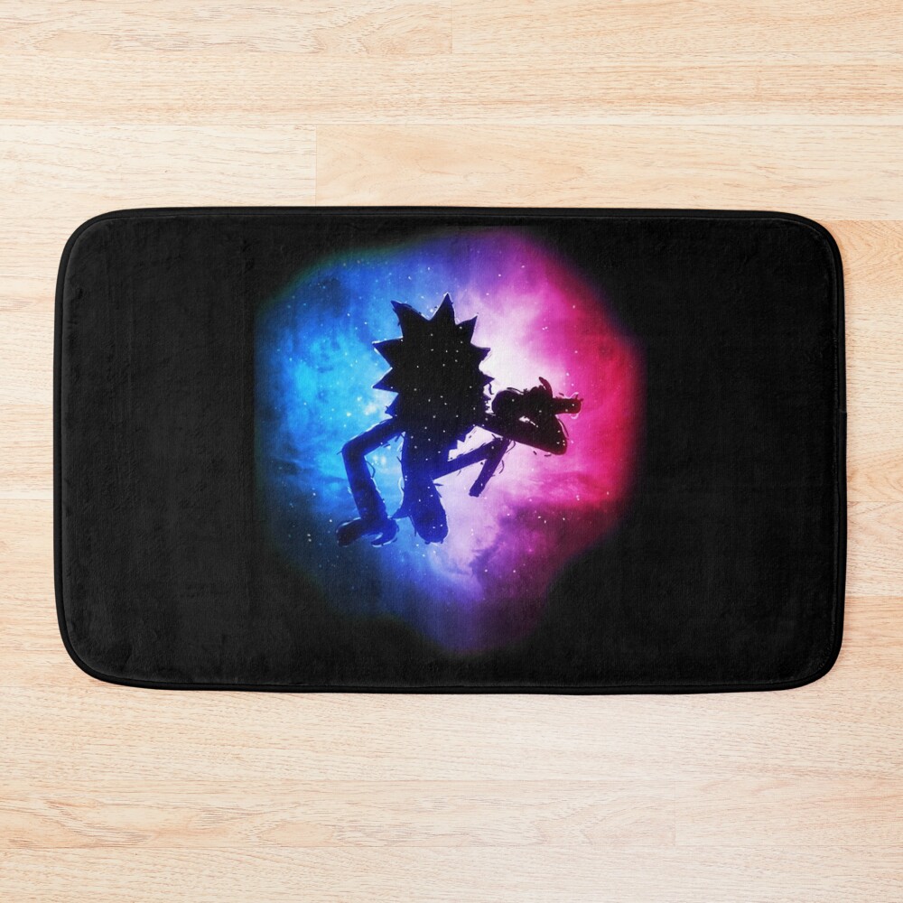 Art Rick And Morty Bath Mat