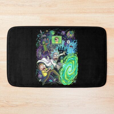 Rick And Morty The Chaos Bath Mat