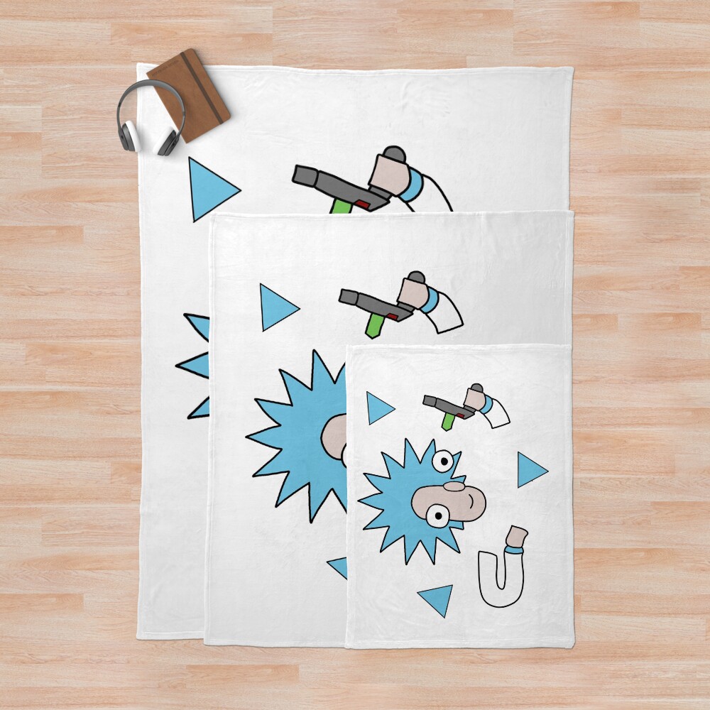 Rick Sanchez Throw Blanket - Image 3