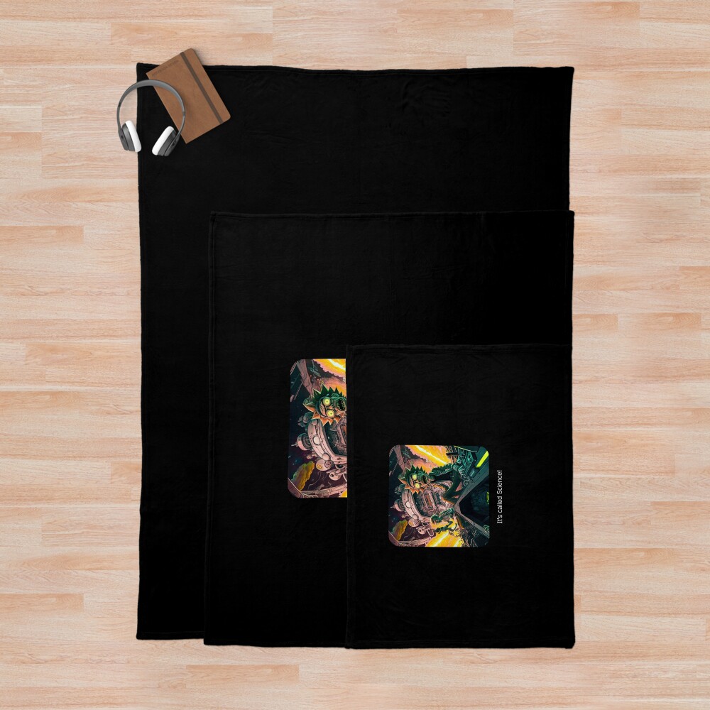 Rick And Morty It's Called Science Throw Blanket - Image 3
