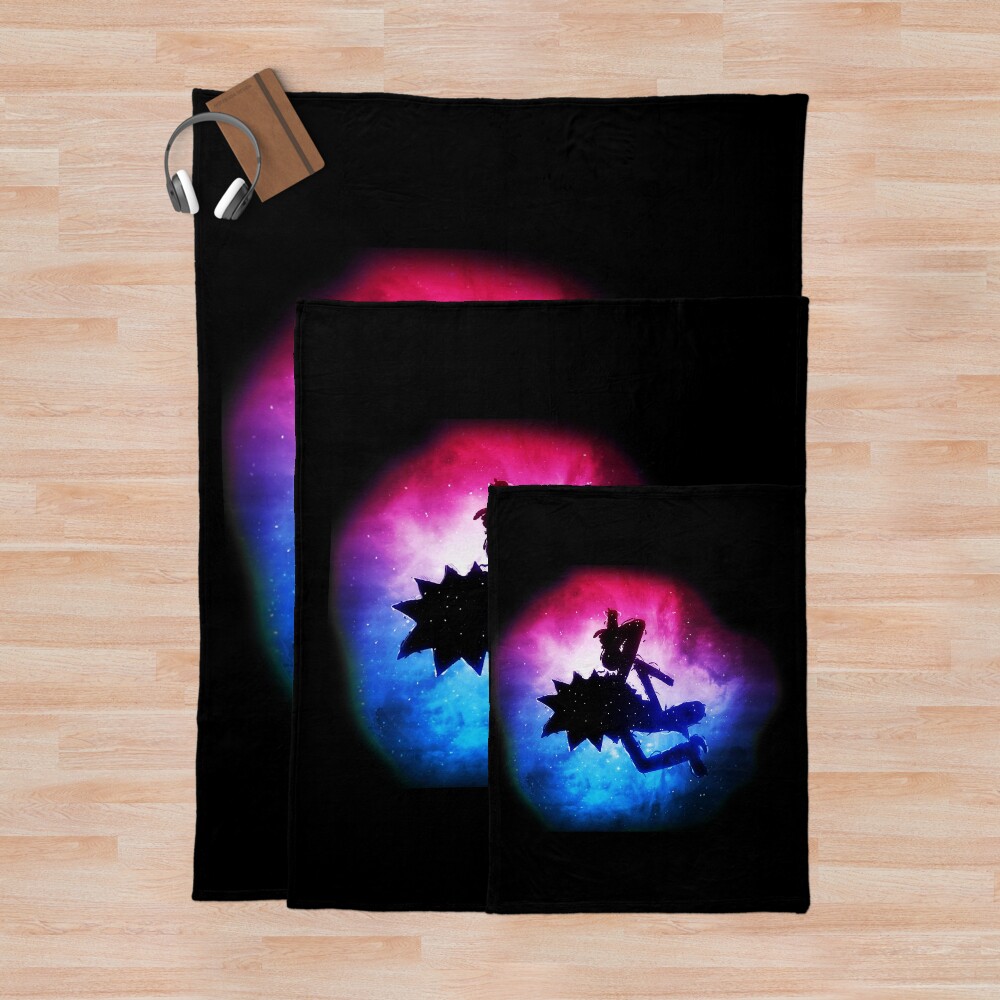 Art Rick And Morty Throw Blanket - Image 3
