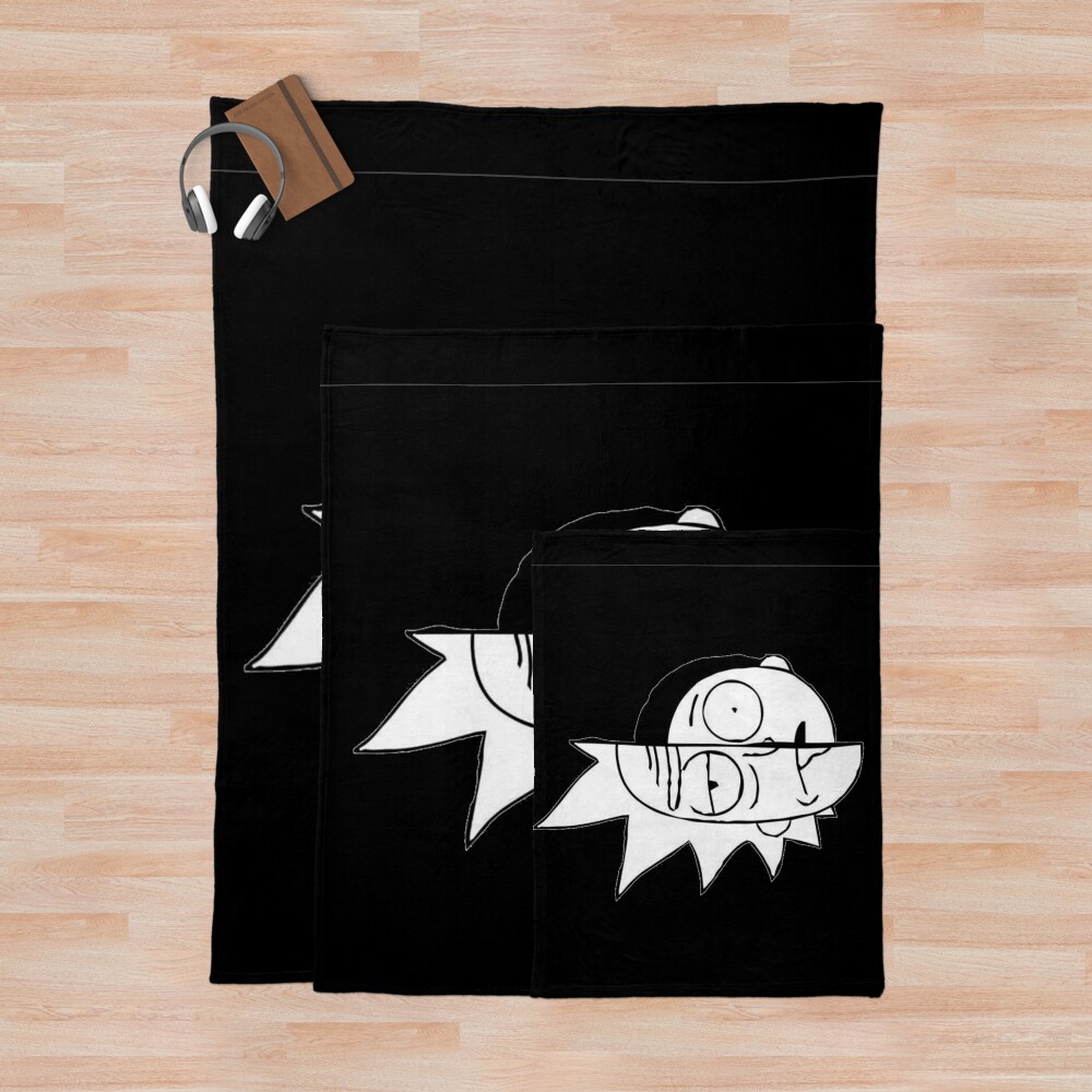 Rick And Morty Rip Off Throw Blanket - Image 3