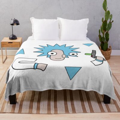 Rick Sanchez Throw Blanket