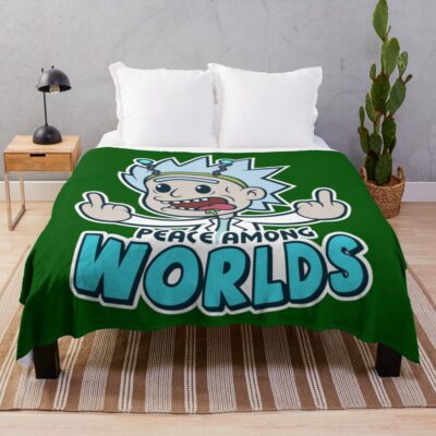 Peace Among Worlds Throw Blanket