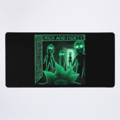 Rick And Morty Night Family Mouse Pad