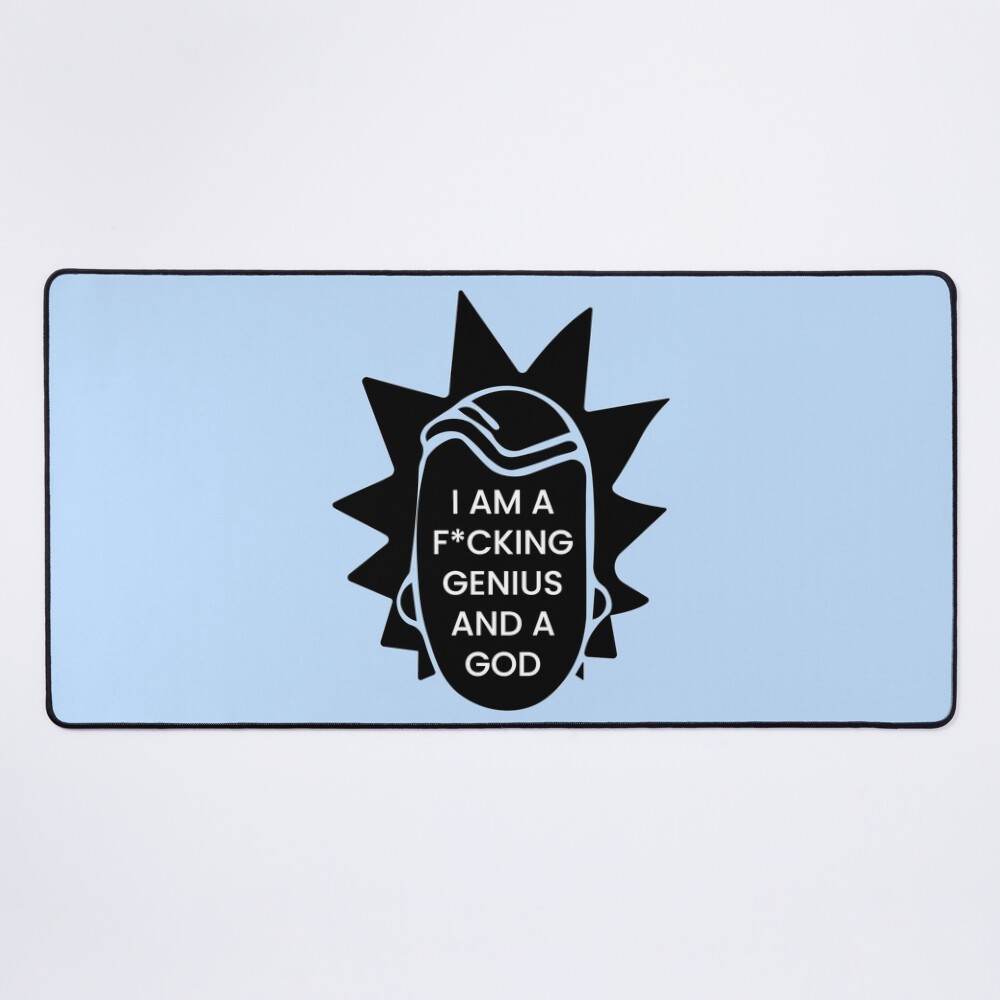 Genius And A God Mouse Pad