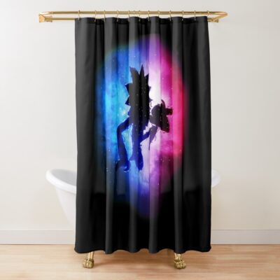 Art Rick And Morty Shower Curtain